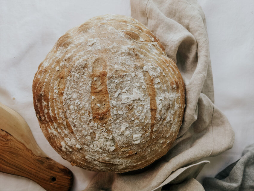 loaf of sourdough bread